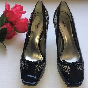 Style & Co Black White Vespa Pumps Shoes 8M NWOT